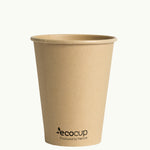 400ml kraft single wall coffee cup