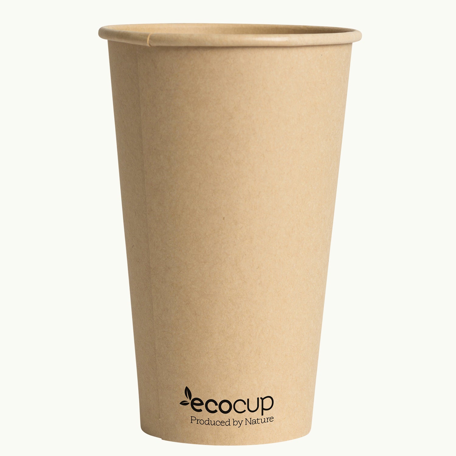 500ml kraft single wall coffee cup