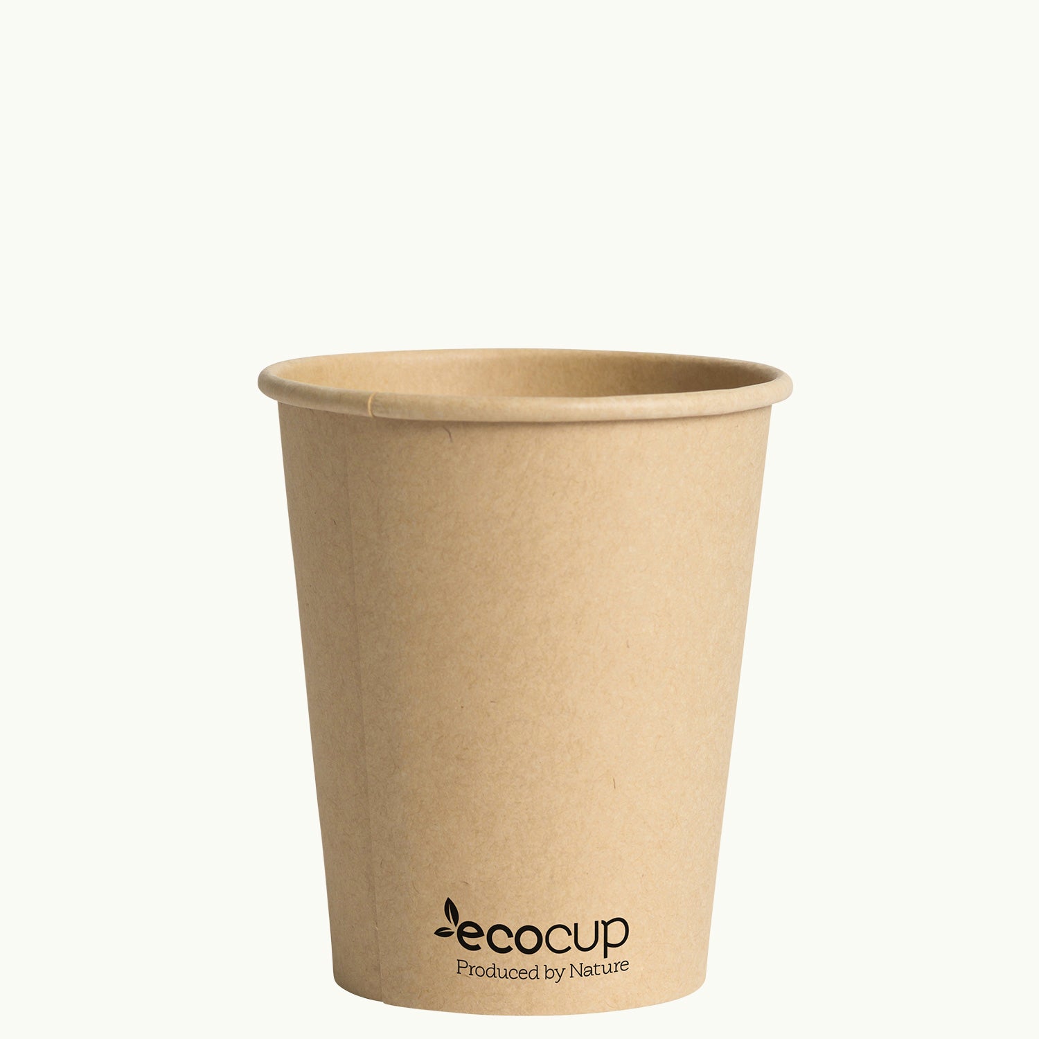 285ml kraft single wall coffee cup