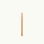 Certified compostable wooden cutlery coffee stirrer.