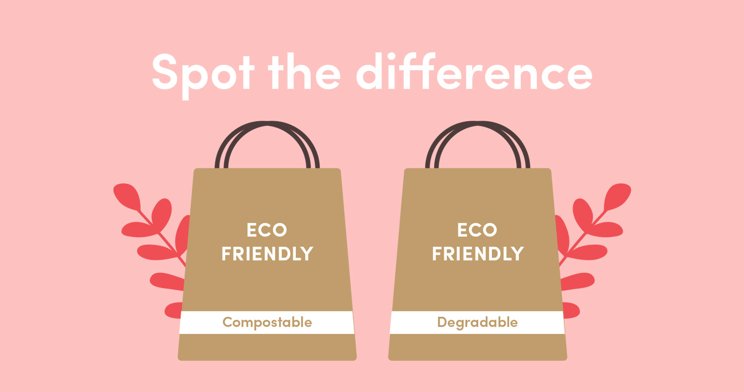 Degradable vs compostable. Is degradable the same as compostable?