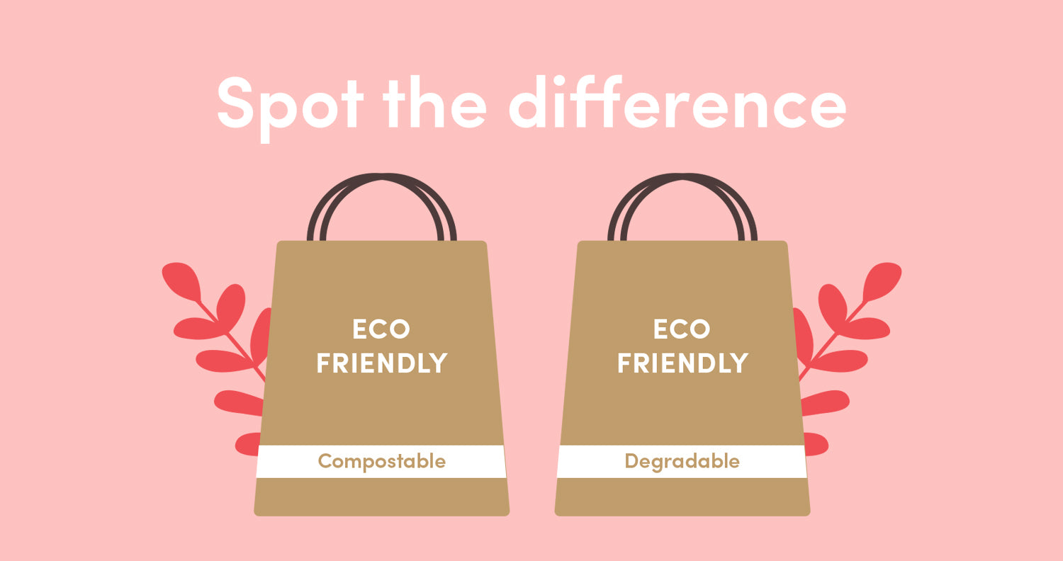 Degradable vs compostable. Is degradable the same as compostable?