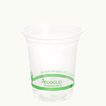 Ecoware bioplastic cup, variant green logo EcoCup.