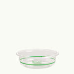 Ecoware clear bioplastic  takeaway container. Compostable EcoDeli bioplastic bowl.