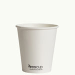 Single Wall Coffee Cup EcoCup - WHITE - FSC MIX 400 ml