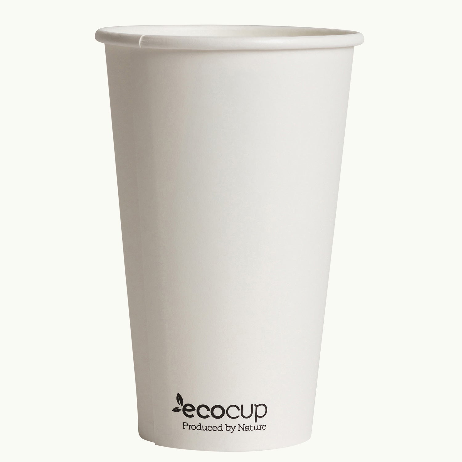 Single Wall Coffee Cup EcoCup - WHITE - FSC MIX 500 ml