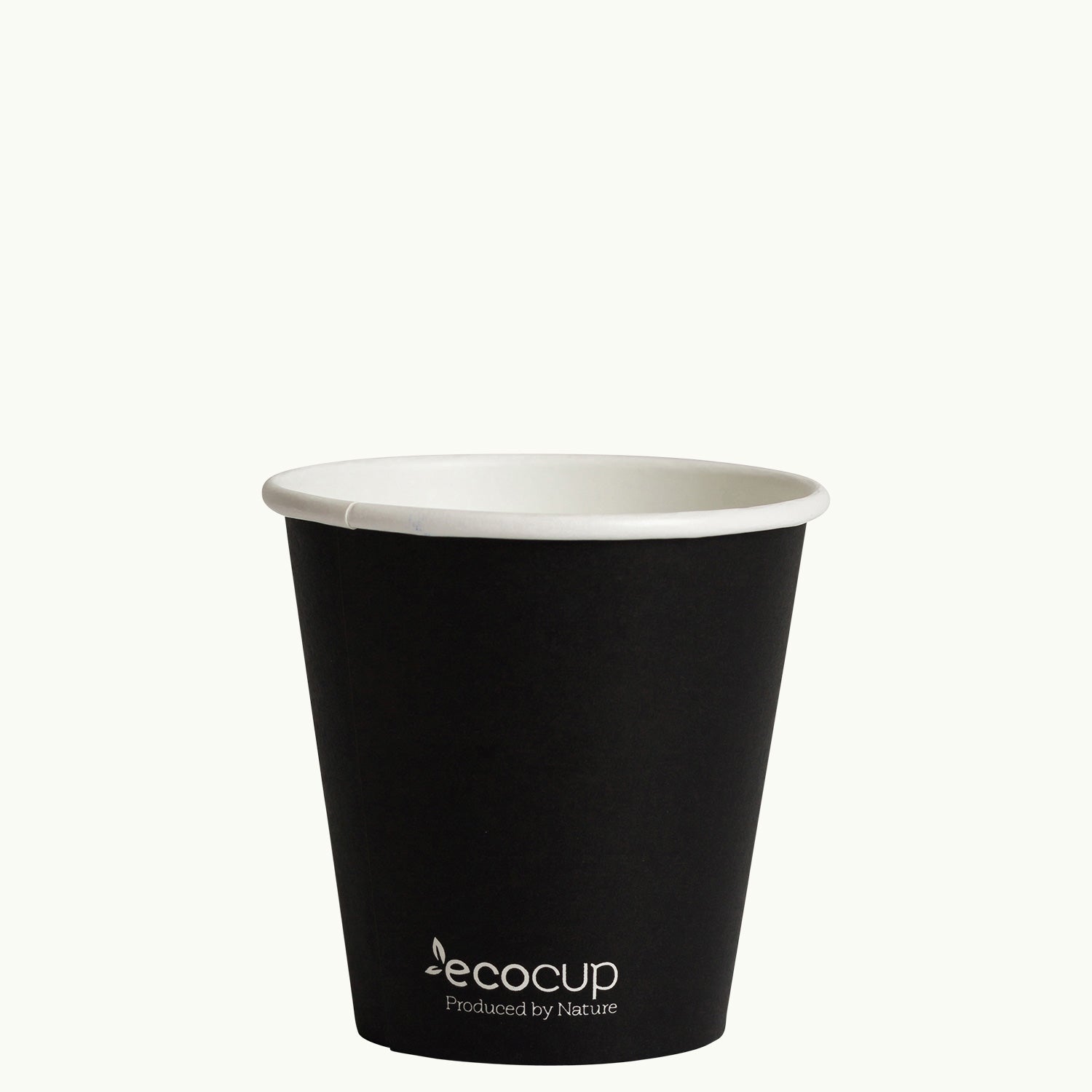 Single Wall EcoCup - BLACK - FSC MIX