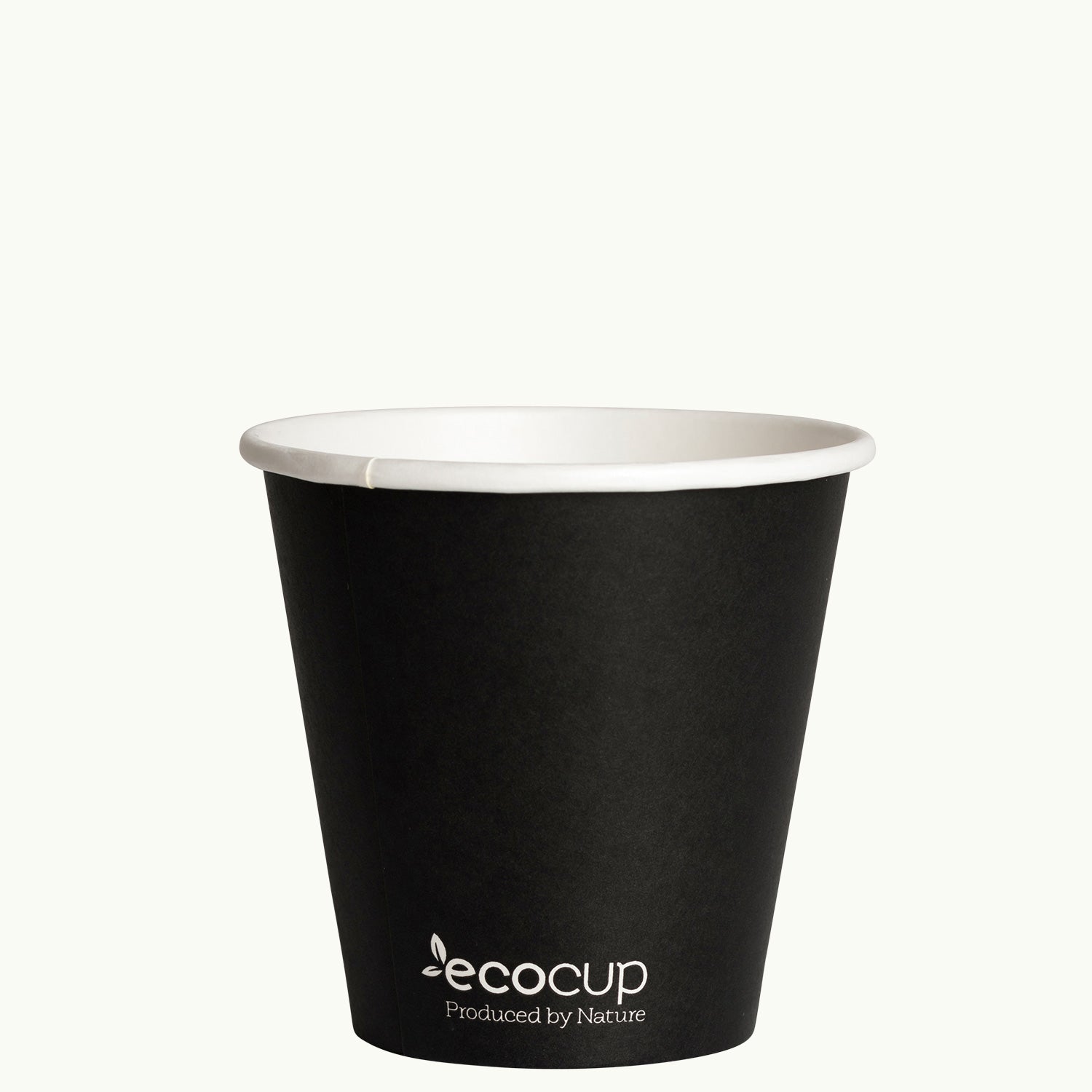 Single Wall EcoCup - BLACK - FSC MIX