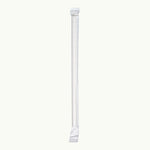 Large paper straw with sanitary individual paper wrap for meal delivery services.